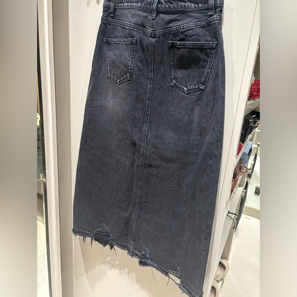 Mo&co. Black denim skirt - Picture 11 of 13